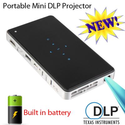 China Best Price Light Weight Mini DLP Projector With HDMI USB Compatible For iPhone Smart Phone for sale