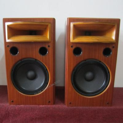 China Best Sound Quality Wooden Finished Bookself Audio Speaker With Cover For Cinema Room for sale