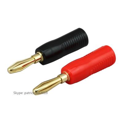 China Banana Plug Quality Plated Speaker Copper Adapter Audio Jack Socket Screw Binding for sale