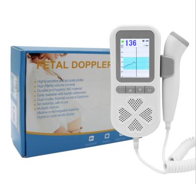 China 2021 Factory Wholesale Price Whole Body Handheld Fetal Doppler Ultrasound Doppler Baby Heart Detector Beautiful for sale