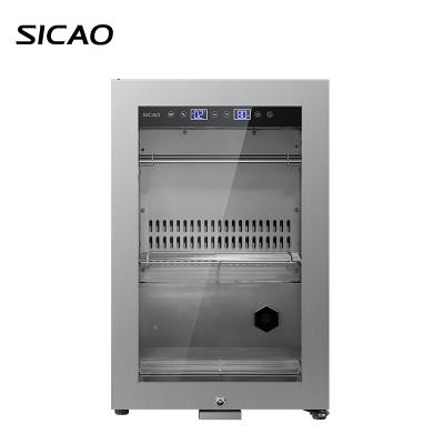 China Beef Dry Refrigerator Single-temperature Salami Home Use Accessories Meat Age Steak Dry Aging Refrigerator for sale