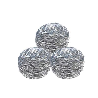 China Stainless Steel Scourer Cleaning Ball For Kitchen Pot And Pan Strong Cleaing Capacity for sale