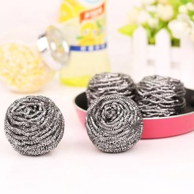 Cina high quality pure Metal spiral kitchen cleaning ball brass copper wire scourer for cleaning in vendita