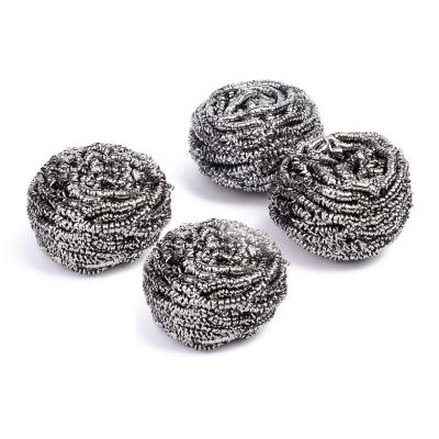 China 410 Stainless Steel Scourer Kitchen Cleaning Ball Strong Cleaing Capacity for sale