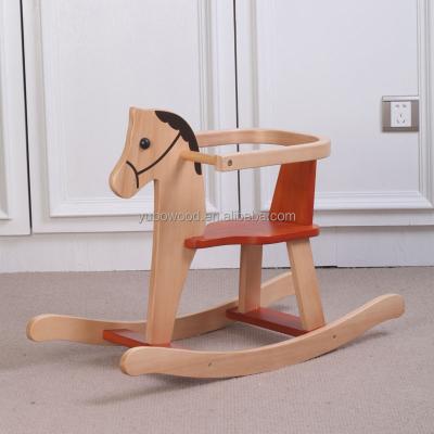 China Ride on wooden toy rocking horse for baby for sale