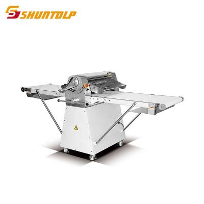 China Beverage Factory Bakery Equipment Bread Pizza Dough Roller Rolling Rolling Pastry Rolling Crescent Pizza Dough Sheeter for sale