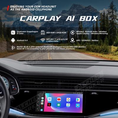 China Magic Box 2022 Carplay Radio Carplay AI Box Android 9.0 Screen Mirroring Plug & Play Smart Box Android Adapter Auto Kits For Toyota Skoda DS for sale