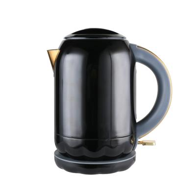 China 360 Degree Rotational Base Fashionable Design Stainless Steel High Quality 1.7L 1800W Heat Up Electric Kettle for sale