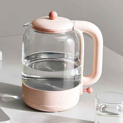 China 360 Degree Rotational Base 1.5L Smart Glass Kettle Suit For High Temperature Food Grade Materials Electric Kettle for sale