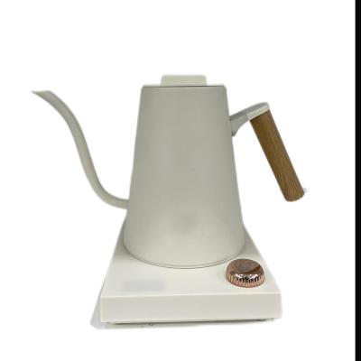 China Temperature display Electric Gooseneck Kettle 600ml 700ml Customized Color Hand Drip Pour Over Coffee Kettle for sale