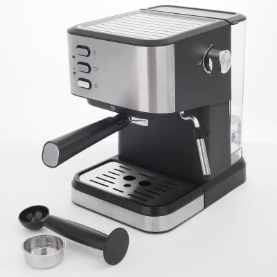 China Easy Control Hot Sell Stainless Steel Plastic Body 15 Bar Pressure Pump Italian Coffee Maker for sale