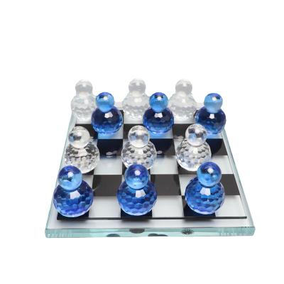 China Sonwman Crystal Chess Board Game Set Popular Eco-friendly And Durable Cute Ornament Handmade Crafts Bedroom Crafts for sale