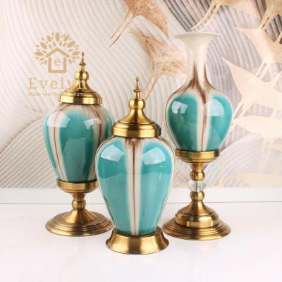 China New China 2019 Accessories Creative Home Decoration Pieces Folk Art Ceramic Pottery for sale