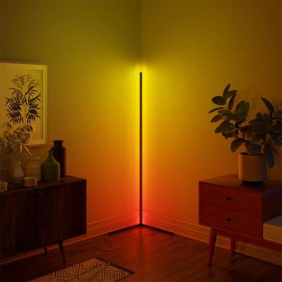 China Dropshipping modern nordic rainbow colorful rgb led corner lamp for sale