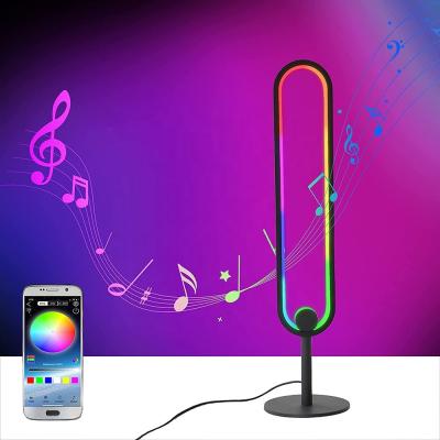 China Modern Nordic minimalism LED table lamp hotel bedroom living room atmosphere color changing RGB table lamp for sale