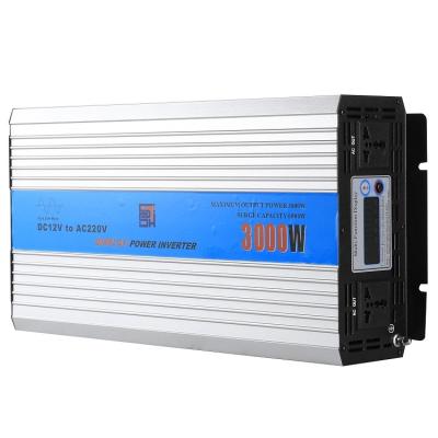 China KCC CE ROHS 12V 24V to 110V 220V 3000W Peak 6000W Power Supply Module Inverter Pure Sine Wave 470*220*92mm Pure Sine Wave 470*220V 3000W to 220V for sale