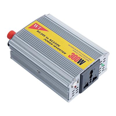 China Home Appliance CE ROHS Off Grid Modified Sine Wave DC12V 24V To AC 110V 220V Mini Car 300W Inverter for sale