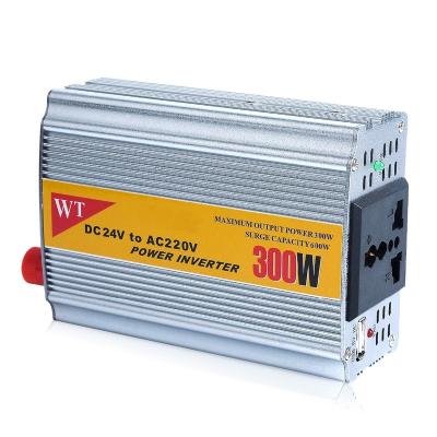 China Off Grid Power Inverter DC 12V AC 220V 110V 300 Watt Car Inverter 300w 130*95*55mm for sale