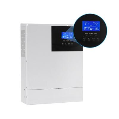 China Hybrid Solar System 2KW Solar Hybrid Inverter DC 24v to Max 100V AC 110v Hybrid Solar PV Inverter Pure Sine Wave 2kva MPPT Charge Controller for sale