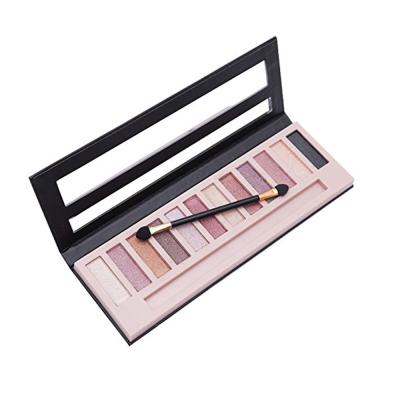 China Hot Amazon Waterproof Product Selling No Brand Make Up Eyeshadow Palette Natural Matte Eye Shadow Private Label for sale