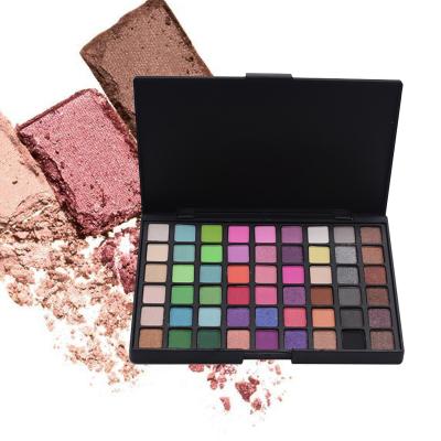 China Best Brand Waterproof Eyeshadow Makeup Eyeshadow Palette Plastic 54 Colors Eyeshadow Palette for sale