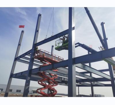 China Frame Part Light Weight Prefab Multi Storey Steel Structure Steel Frame Construction Office Building for sale