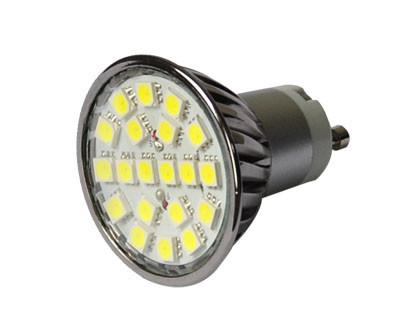 China SMD3528 LED Spotlight GU10 220v 3000k Warm White Aluminium Housing for sale