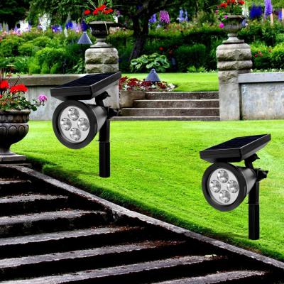 China 180° IP44 LED Solar Spotlight , Solar Powered Spotlight Outdoor for sale