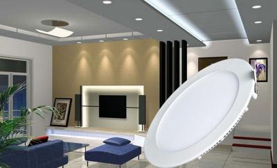 China Epistar 15W Flat LED Panel Light Dimmable Round 50000 Hours Working Lifetime for sale