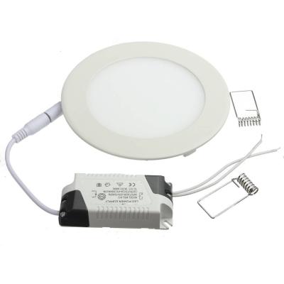 China Aluminum Alloy Housing 9W Round LED Panel Light For Hotel / Factory / Office for sale