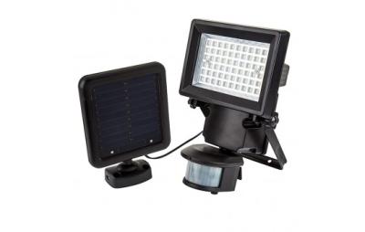 China Motion Sensor Solar Outdoor LED Flood Light Waterproof IP54 40W 400 Lumen for sale