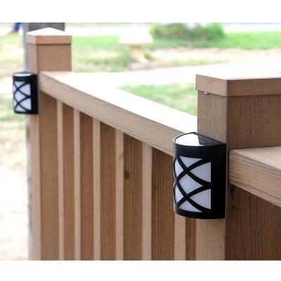 China Wall Mount Plastic Motion Sensor Solar Light , Solar Fence Lights For Deck Post for sale