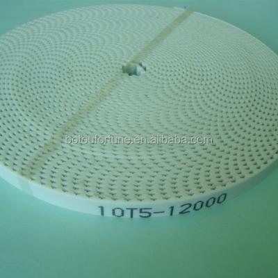 China Factory t5 pu belt open width 10mm reinforced belt length 12m per bundle for sale