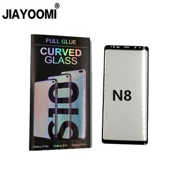 China Anti-scratch Samsung Galaxy Note8 Glue Full Coverage 3D Full Clear Tempered Glass 9H Hardness Screen Protector for sale