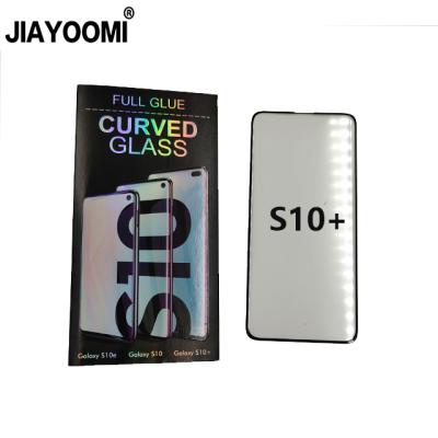 China Anti-scratch Full Glue S10 Plus Full Cover Tempered Glass 0.2mm 5D 9H Screen Protector For Samsung for sale