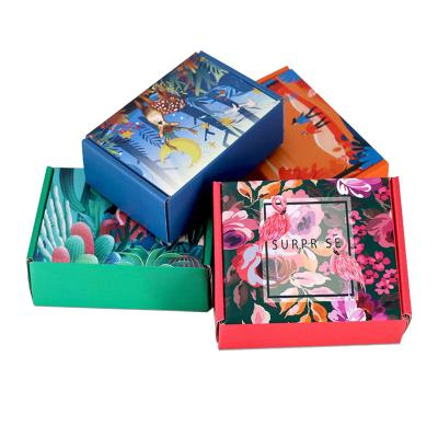 China Recyclable Custom Clothes Bubble Large Price Cardboard Ad Boxes Low Moq Pink Thick Green Custom Large Ad Boxes With Handle for sale