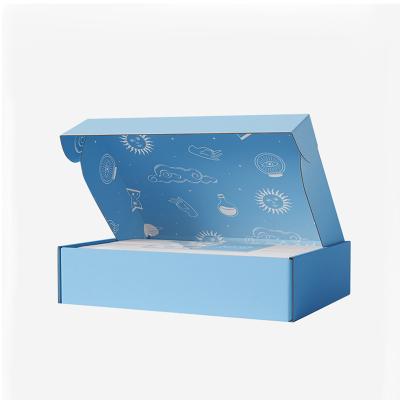 China Recycled Materials Product Customize Mailer Box Packaging Printing Clothes Apparel Corrugated Custom Wig Boxes With Logo Packaging for sale