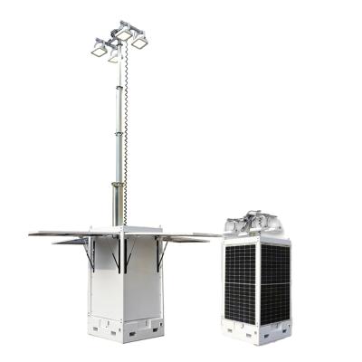 China Residential Portable Solar LED Tower Light Mobile Light Tower For Outdoor for sale