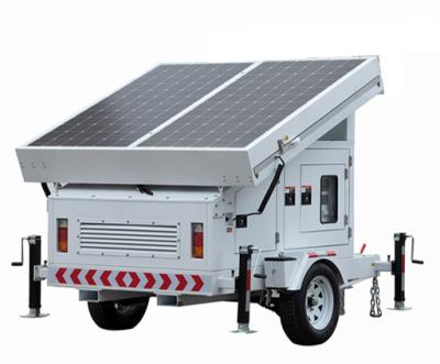 China Portable Energy Savings Shop Trailer Mounted Mobile Solar Power System For Emergency Rescue for sale