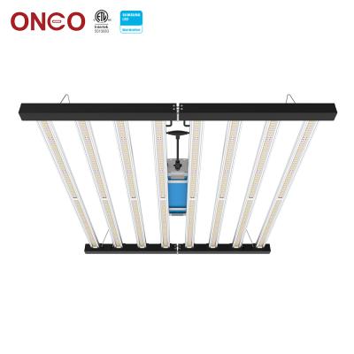 China Seed Starting Floding Led Grow Fixture Samsung Lm301B Lm301H Foldable IR UV 800W 8 Bar 10 12 Led Grow Light Bar for sale