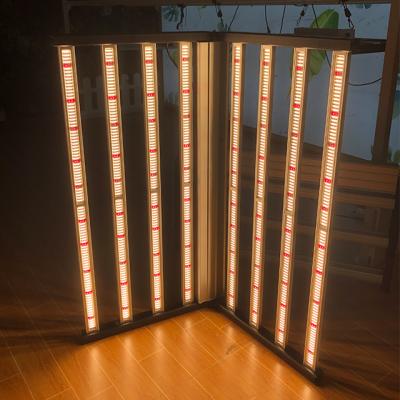 China Seed Starting ETL 720W 800W 1000W 8Bars Foldable Bar Grow Light Full Spectrum Led Lamp For Commercial Plant for sale