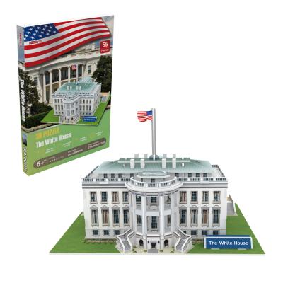 China Cartoon Toy World Famous Building Series Puzzle Education Toy Geographic 3D Puzzle Model for sale