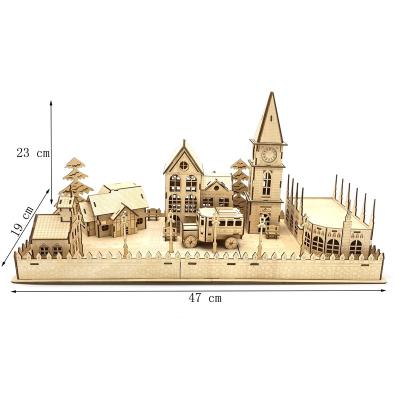 China Family Game DIY Model Building Kits Wooden Puzzle For Adults Brain Teaser Puzzles for sale