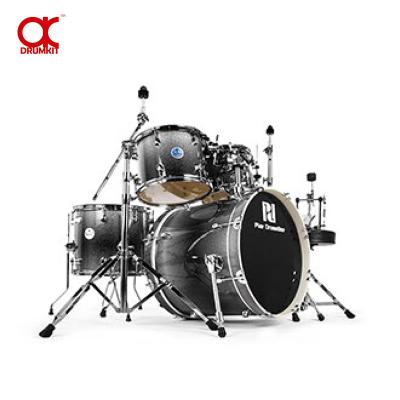 China Brand 5pieces Professional Musical Instruments Kids Full Acoustic PD Oilpaper Drumkit Goods Drum Set for sale