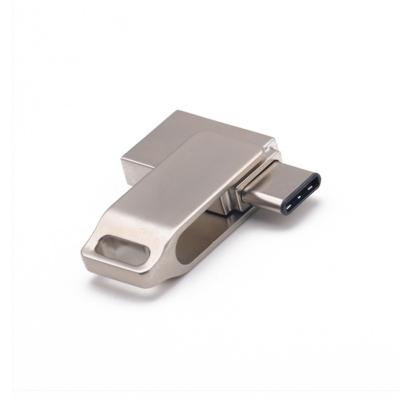 China Type-C Waterproof USB2.0 Zinc Alloy Flash Drive Metal OTG 16GB 32GB Flash Drive USB2.0 for sale