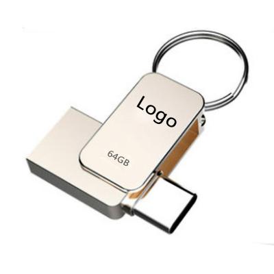 China Zinc Alloy Type-C Flash Drive 16GB 32GB USB 2.0 OTG USB Flash Drive Type-C Drive for sale