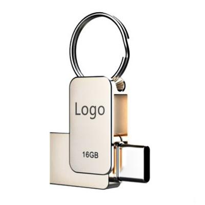 China Large capacity zinc alloy flash USB 2.0Type-C is easy to use and fast computing speed, metal USB flash drive for sale