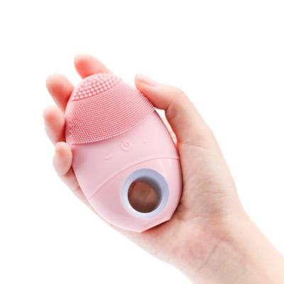 China Mini Silicone Facial Brush Waterproof Pore Remover and Skin Brush Body Face Scrubber Exfoliator and Facial Cleansing Massager for sale