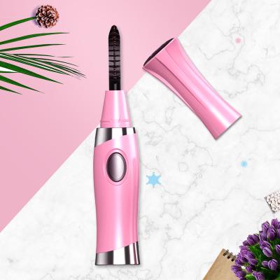 China Wholesale Private Label Mini HEATING Electric Makeup Sets Tools Plastic Heated Eyelash Curler for sale