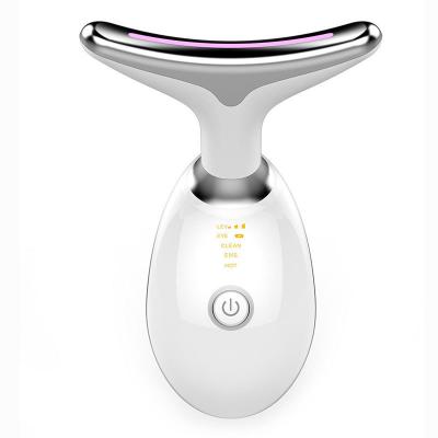 China Skin Tightening and Lifting Multi-light Wave Neck Wrinkles Removal Beauty Equipment Face and Neck Massager Tool for sale